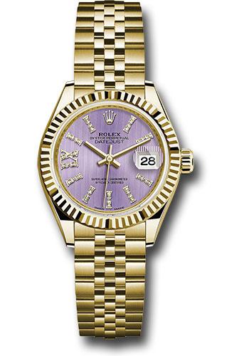 Rolex lady datejust 28 yellow gold hotsell