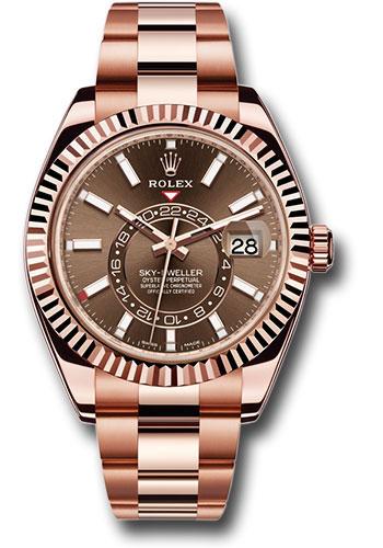 Rolex chocolate face sky dweller Clearance