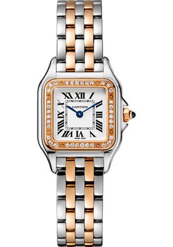 Panthere De Cartier Watch with Stainless Steel and Yellow Gold