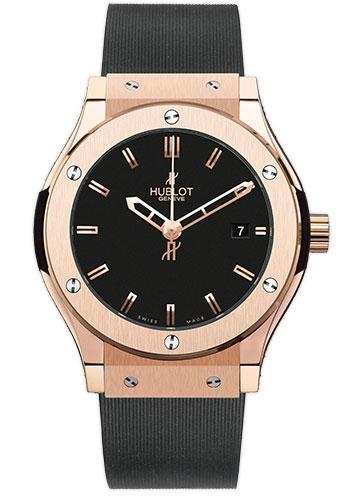 18K Rose Gold Hublot Classic Fusion Aero King 525.OX.0180.OX 45mm Black Dial